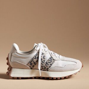 New Balance Cream and Brown Athletic Shoes